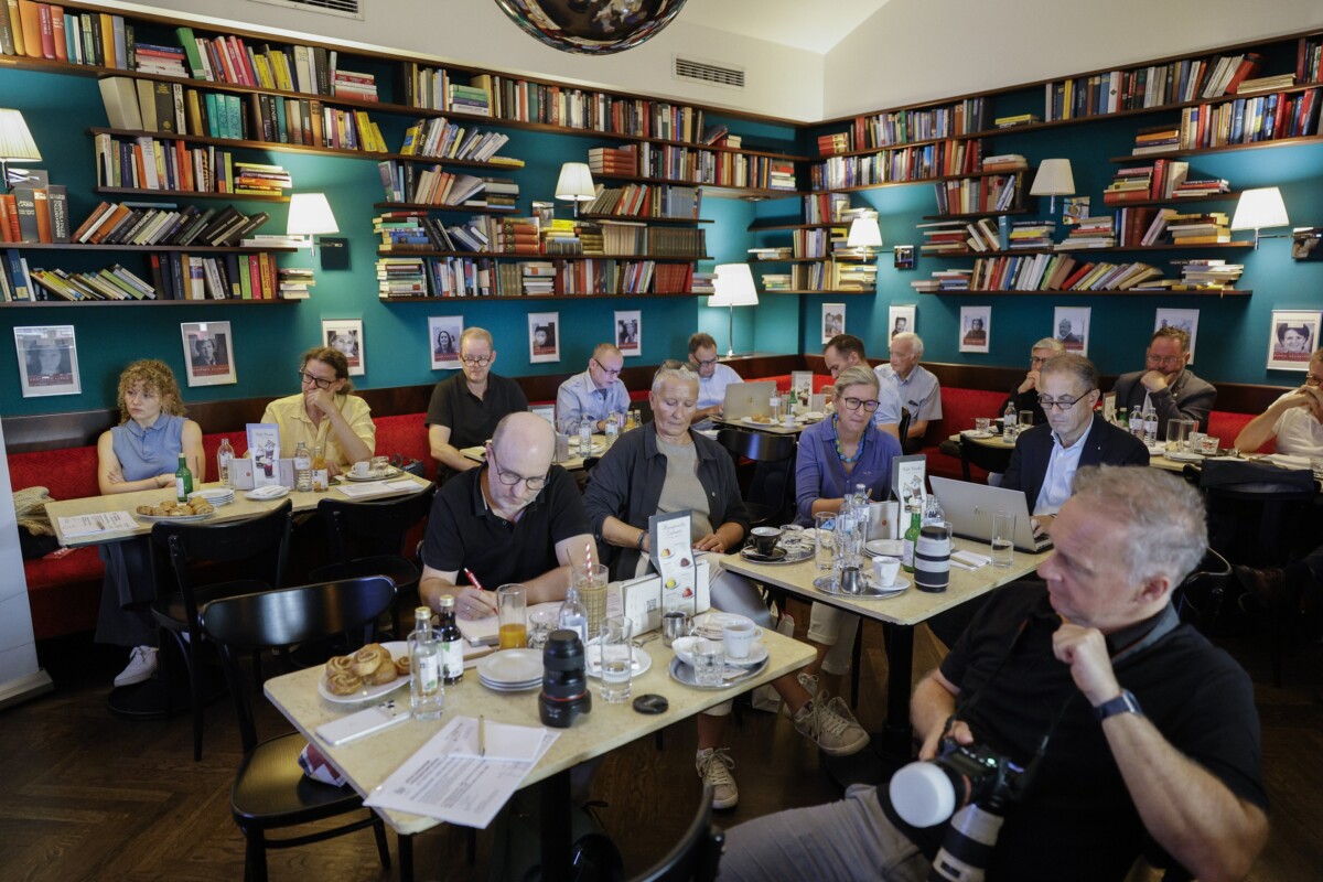Pressekonferenz der ARGE Eigenheim im Café Museum, Wien