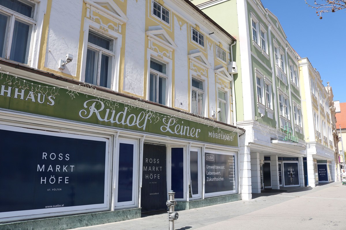 Rossmarkthöfe, ehemaliges Leiner-Areal St. Pölten