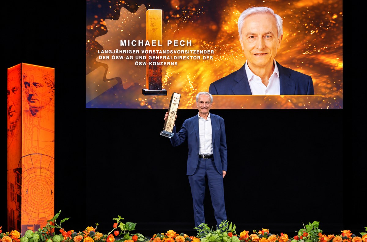 Michael Pech bei der Cäsar-Verleihung