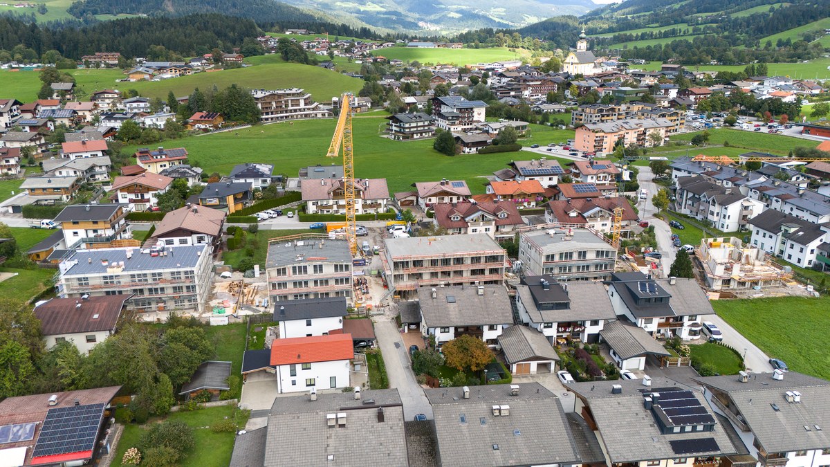 Luftaufnahme Baustelle Söll, Wies II